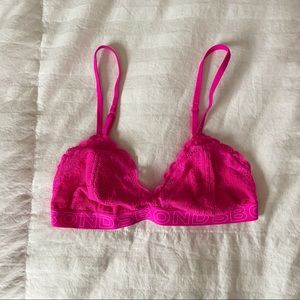 Hot pink BONDS bralette
